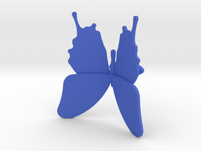 Butterfly Cufflinks in Blue Processed Versatile Plastic