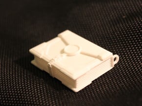 The Phase-Locket (4cm) in White Processed Versatile Plastic