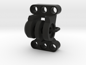  Adapter for GoPro and LEGO® Technic "Black Rock" in Black Natural Versatile Plastic