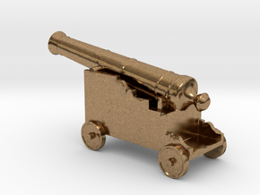 Miniature 1:48 Pirate Cannon in Natural Brass