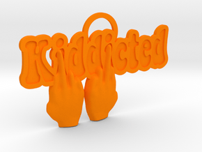 Kiddicted-901flipoff in Orange Processed Versatile Plastic