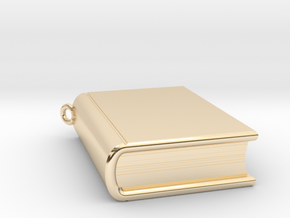 Book Nibbler - Custom in 14K Yellow Gold