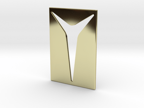 Youniversal Cardholder, Accessoir in 18k Gold Plated Brass