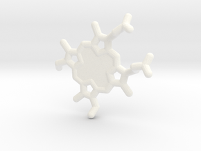 Heme-group KeyChain in White Processed Versatile Plastic