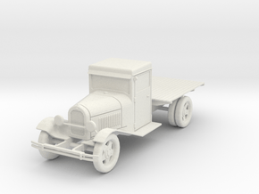 PV20 Model AA Flatbed (28mm) in White Natural Versatile Plastic