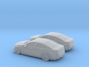 1/160 2X Holden Commodore in Smooth Fine Detail Plastic