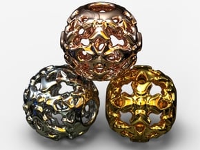 PA Ball V1 D14Se4932 in 18k Gold Plated Brass