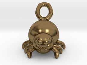 Cute Spider in Polished Bronze