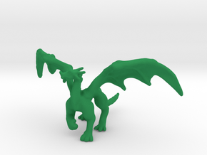 Dragon in Green Processed Versatile Plastic