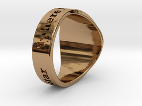 Nuperball Anze Capitar Ring Season 4 in Polished Brass