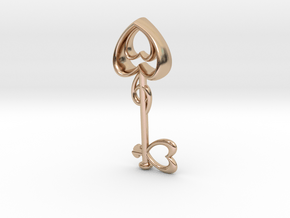 The Heart Key in 14k Rose Gold