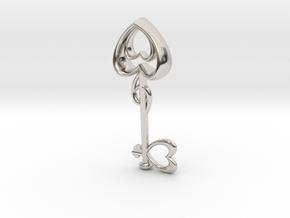 The Heart Key in Platinum