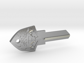 Zelda Shield House Key Blank - SC1/68 in Natural Silver