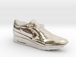 Nike Air Max 1 Lacelock (1 piece) in Rhodium Plated Brass