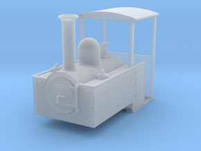 HOe Decauville style steam loco in Tan Fine Detail Plastic