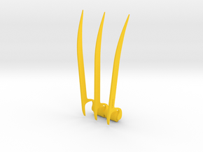 W.Claw Blade 01 in Yellow Processed Versatile Plastic