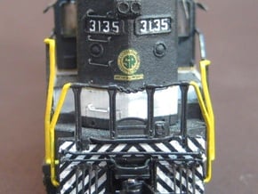 N Scale SD45 High Hood for SOU units in Smooth Fine Detail Plastic