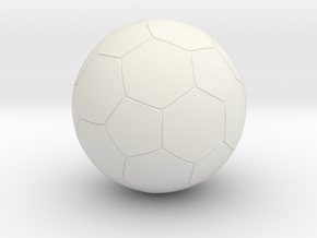 Foosball 1.2" Inch / 3.048 cm diameter in White Natural Versatile Plastic