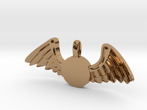 Journeyer-Flying - Key chain in Polished Brass