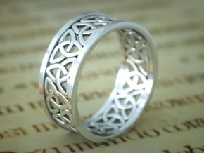 Celticring (18.5mm) in Polished Silver