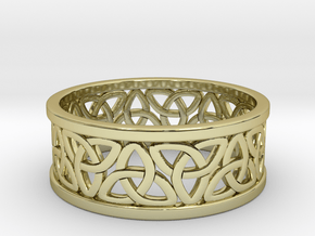 Celticring (18.5mm) in 18k Gold Plated Brass