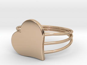 Size 6 Heart For ALL in 14k Rose Gold