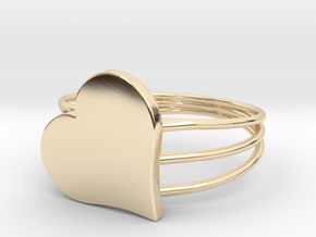 Size 8 Heart For ALL in 14K Yellow Gold