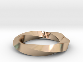 RingSwirl360 in 14k Rose Gold Plated Brass