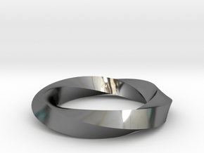 RingSwirl360 in Fine Detail Polished Silver