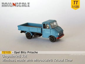 Opel Blitz A Pritsche (TT 1:120) in Tan Fine Detail Plastic