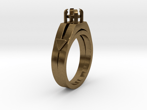 Ø16.51 Mm Diamond Ring Ø4.4 Mm Round Fit in Natural Bronze