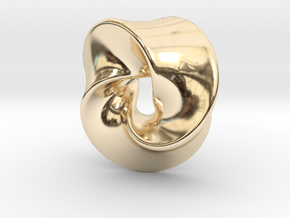 TriangleSwirl360 in 14k Gold Plated Brass