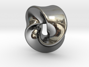 TriangleSwirl360 in Fine Detail Polished Silver