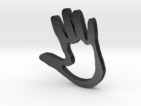 High5 in Polished and Bronzed Black Steel