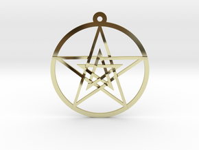 Woven Pentacles in 18k Gold