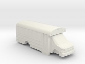 ho scale thomas minotour chevy express school bus in White Natural Versatile Plastic