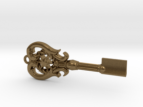 Shapeways Key in Natural Bronze