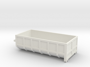 15cu m roll Container 1/50 scale in White Natural Versatile Plastic