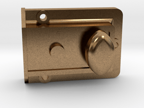 1/6 Scale TARDIS Night Latch Part 1 in Natural Brass
