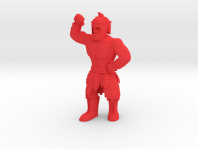 Mexican Wrestler #5: El Gladiator in Red Processed Versatile Plastic