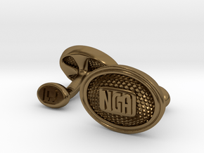 NGA Cufflinks in Polished Bronze