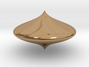 Bell shape scopperil in Polished Brass