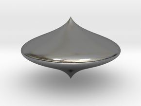 Bell shape scopperil in Polished Silver