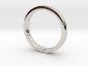 Wedding Band or everyday ring; 2.5mm size 7 in Platinum