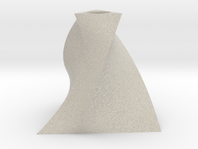 Twist Bud Vase 3 in Natural Sandstone