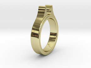 Ø20.20mm - Ø0.795inch Diamond Ring Cool Ø6.2mm Fit in 18k Gold