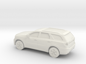 1/64 2011 Dodge Durango in White Natural Versatile Plastic