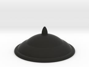 1/3 Scale Smith/Capaldi TARDIS Lamp Top Cap in Black Natural Versatile Plastic