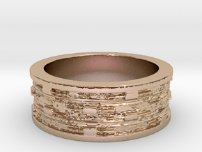 Christian Ring Ring Size 8 in 14k Rose Gold