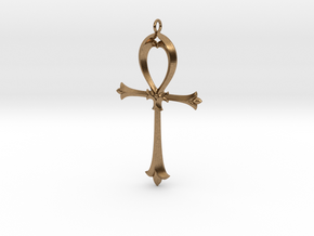 Ankh Nouveau in Natural Brass